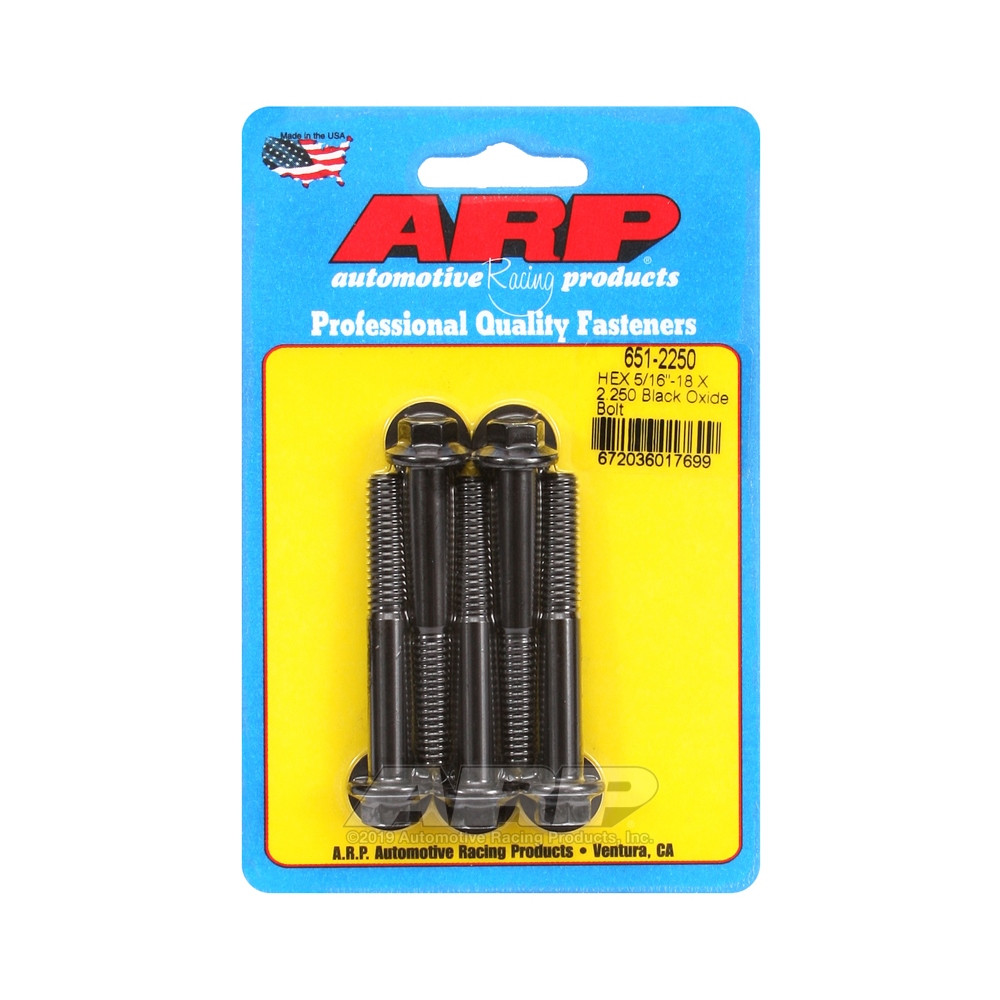 Perno Universal ARP 5/16-18 - Negro Oxyde Hex x5Array