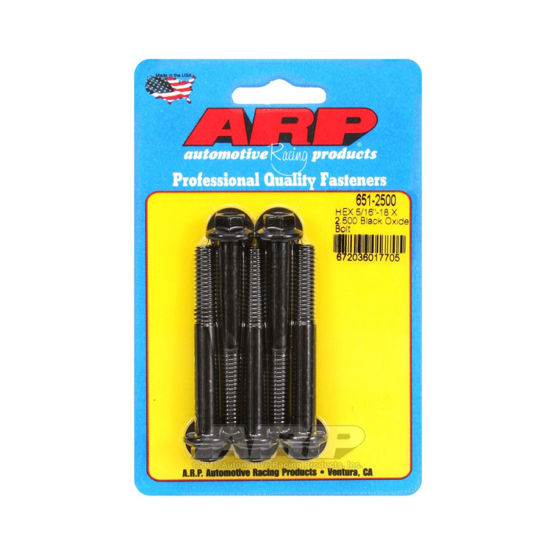 Perno Universal ARP 5/16-18 - Negro Oxyde Hex x5Array