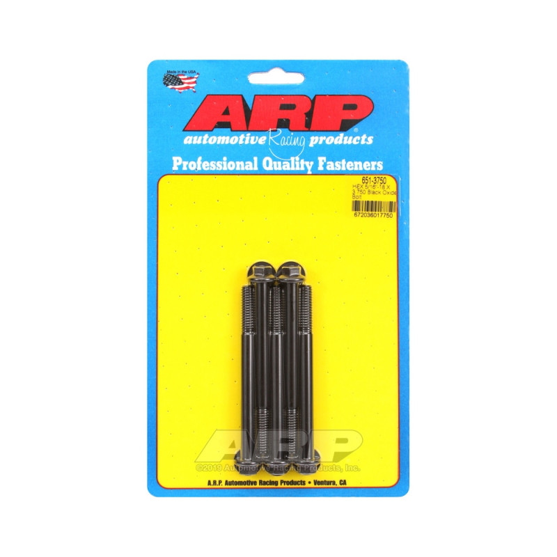 Perno Universal ARP 5/16-18 - Negro Oxyde Hex x5Array