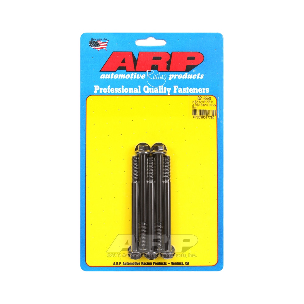 Perno Universal ARP 5/16-18 - Negro Oxyde Hex x5Array