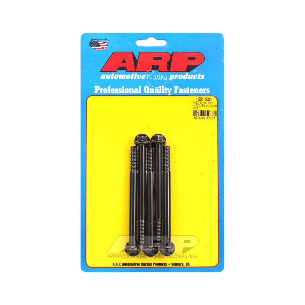 Perno Universal ARP 5/16-18 - Negro Oxyde Hex x5Array