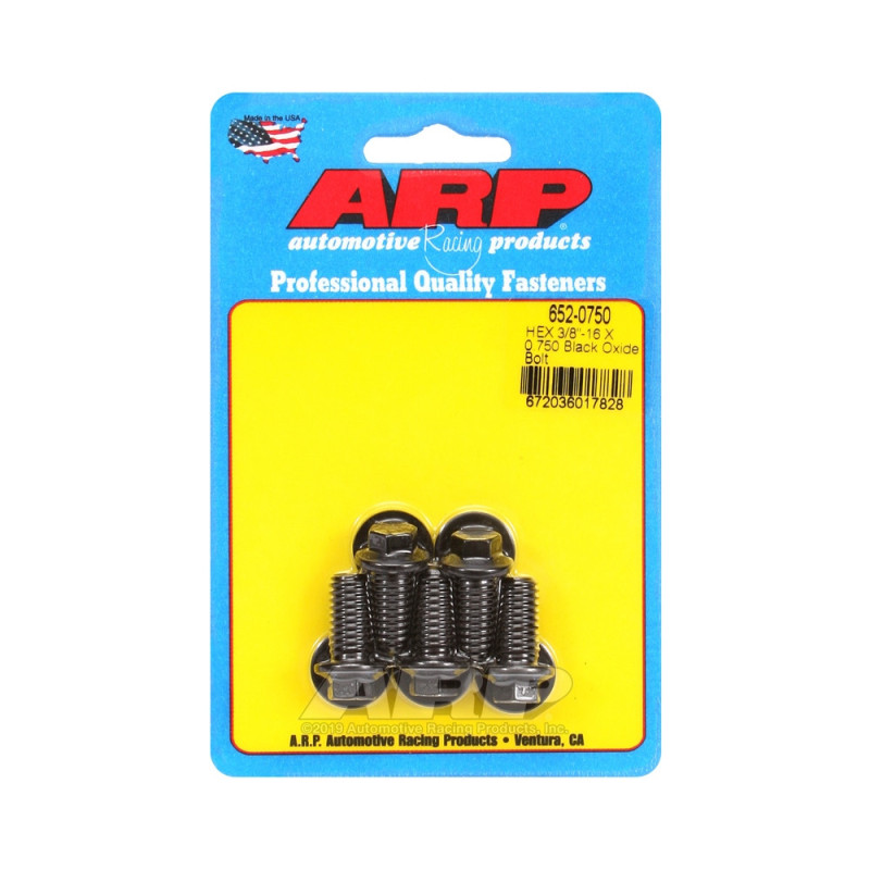 ARP Parafuso universal de cabeça pequena 3/8-16 - Black Oxyde Hex x5Array