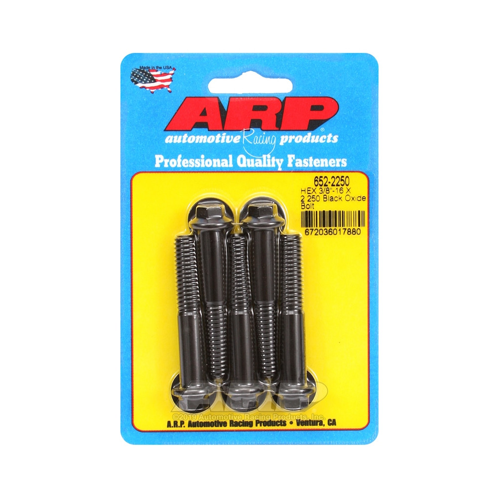 ARP Tornillo universal cabeza pequeña 3/8-16 - Negro Oxyde Hex x5Array