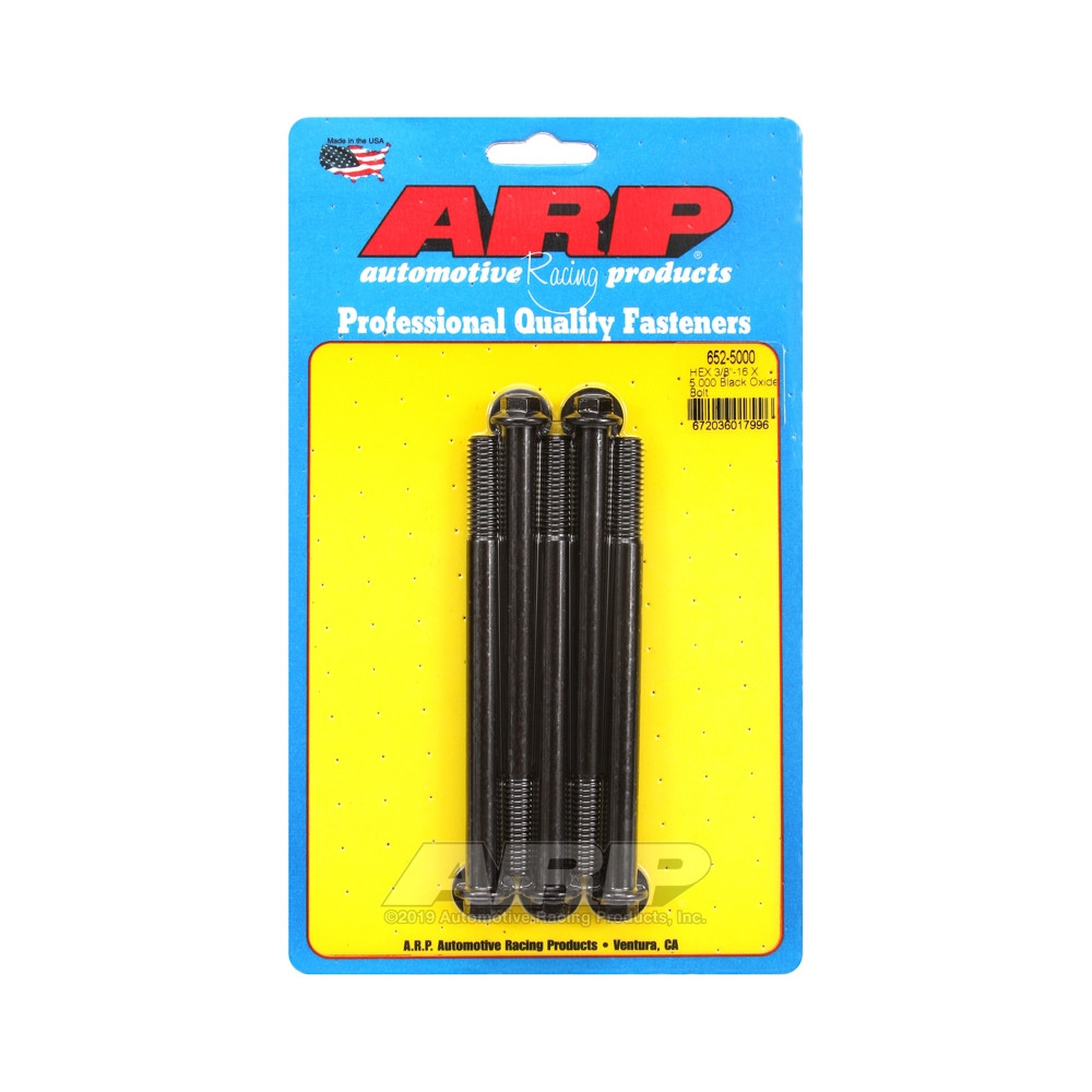 ARP Universal perno cabeza pequeña 3/8-16 - Negro Oxyde Hex x5Array