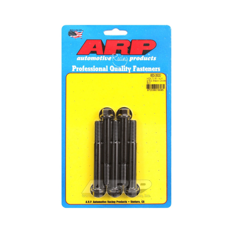 Perno Universal ARP 7/16-14 - Negro Oxyde Hex x5Array