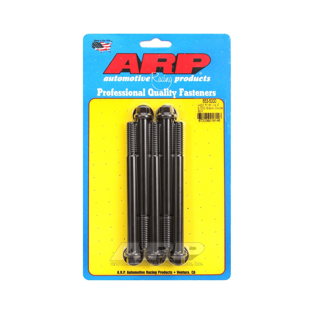 Perno Universal ARP 7/16-14 - Negro Oxyde Hex x5Array