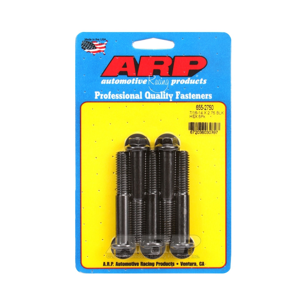 Perno Universal ARP 7/16-14 - Negro Oxyde Hex x5Array