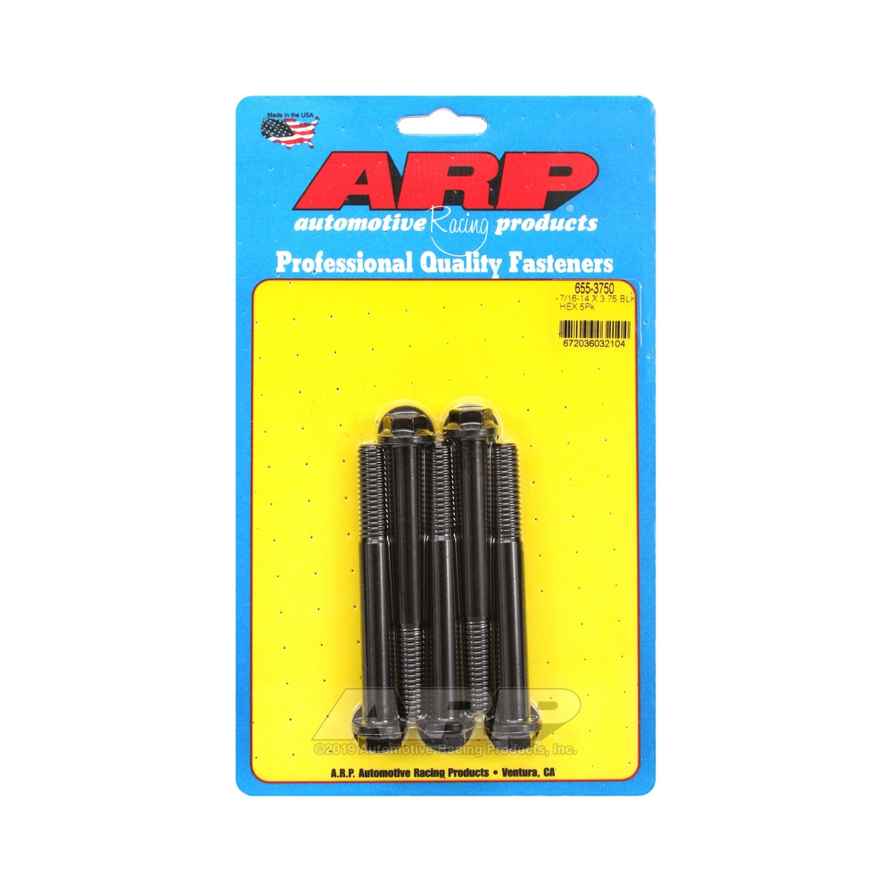 Perno Universal ARP 7/16-14 - Negro Oxyde Hex x5Array