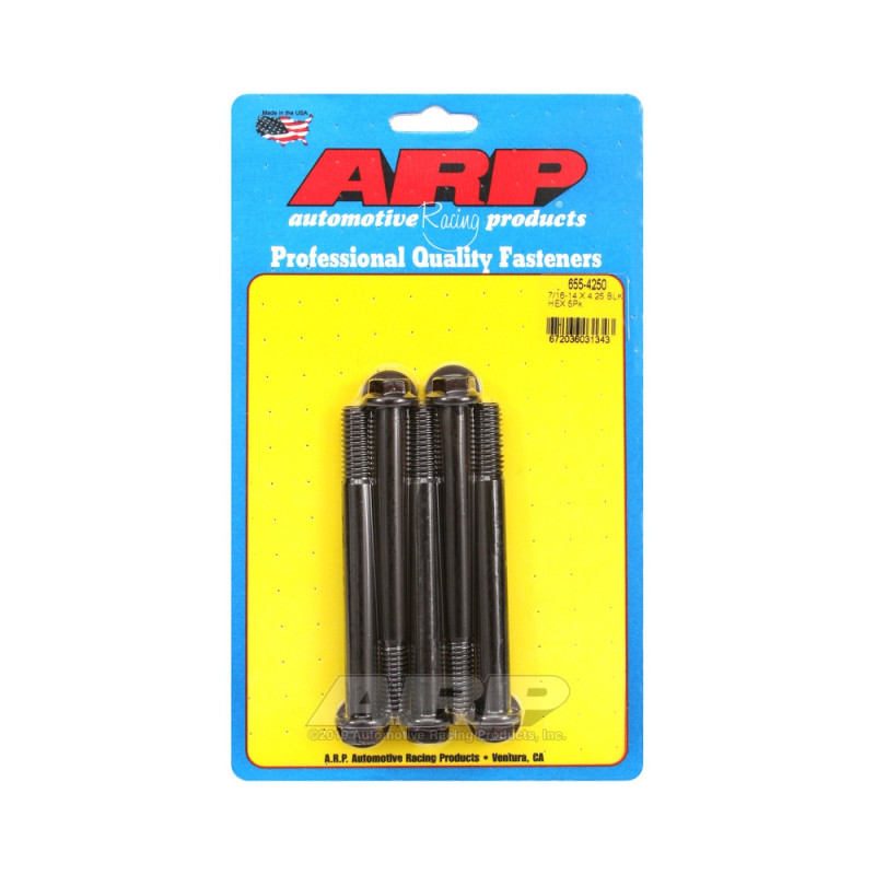 Perno Universal ARP 7/16-14 - Negro Oxyde Hex x5Array