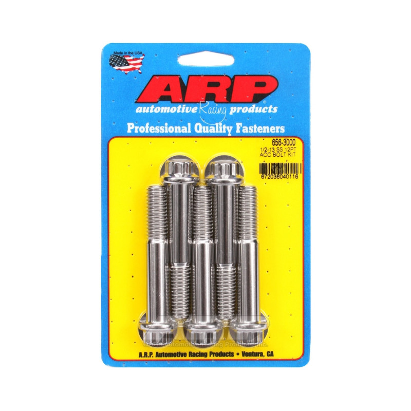 Perno Universal ARP 1/2-13 - Acero Inoxidable 12 Pts x5Array