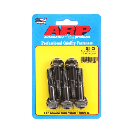 Parafuso universal ARP M10 x 1,50 - Black Oxyde Hex x5