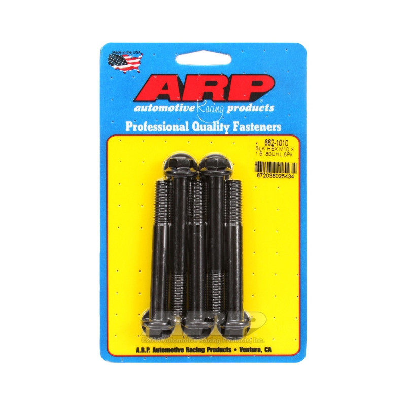 Perno universal ARP M10 x 1,50 - Negro Oxyde Hex x5Array