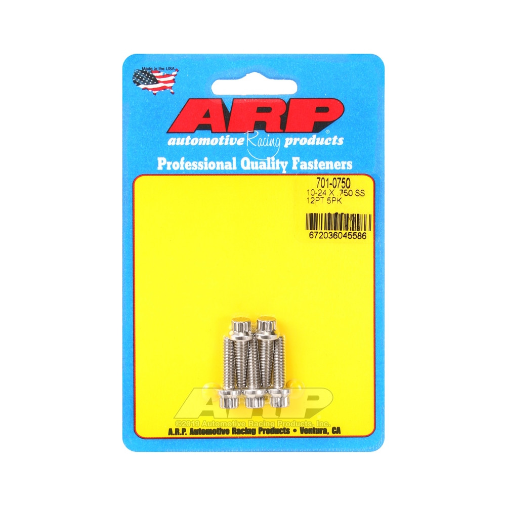 Perno Universal ARP 10-24 - Acero Inoxidable 12 Pts x5Array