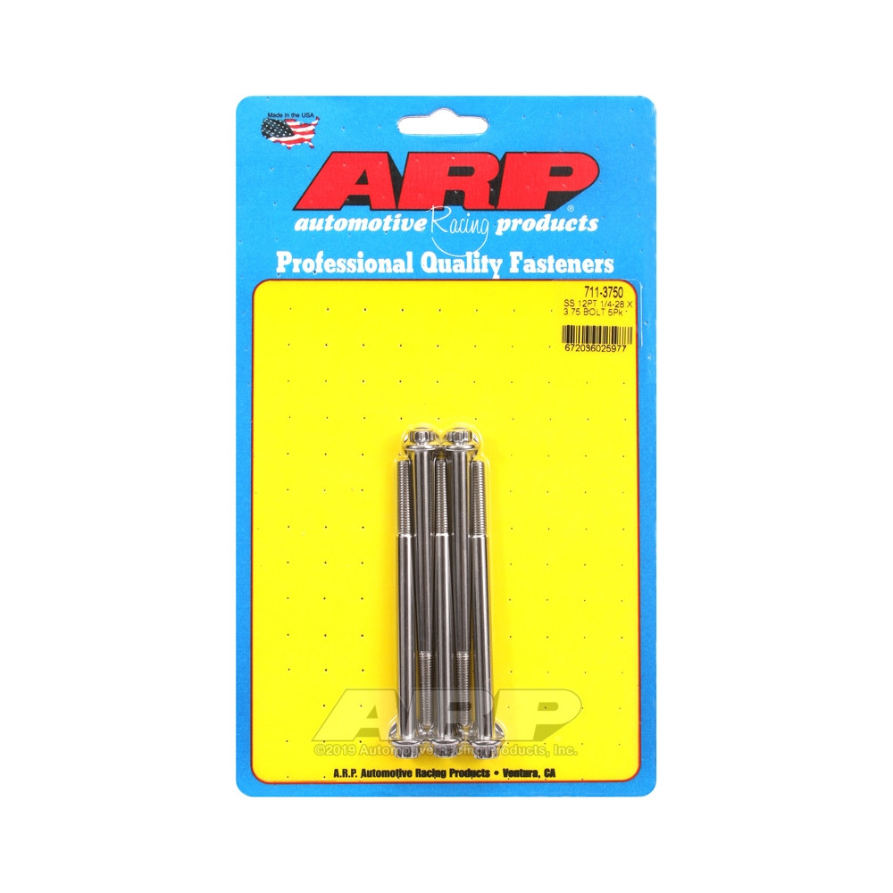 Perno Universal ARP 1/4-28 - Acero Inoxidable 12 Pts x5Array