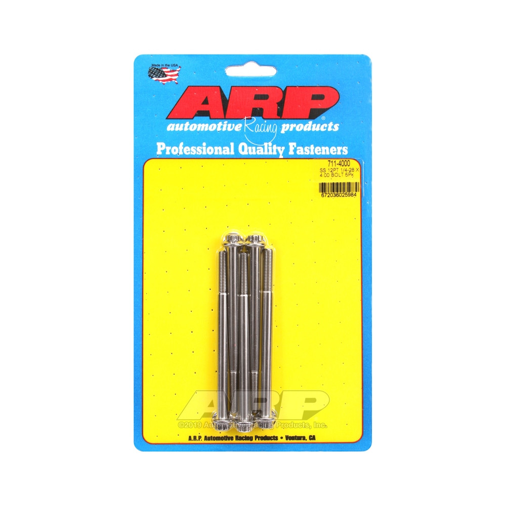 Perno Universal ARP 1/4-28 - Acero Inoxidable 12 Pts x5Array