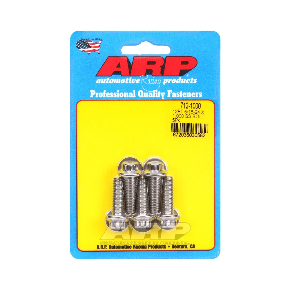 Perno Universal ARP 5/16-24 - Acero Inoxidable 12 Pts x5Array