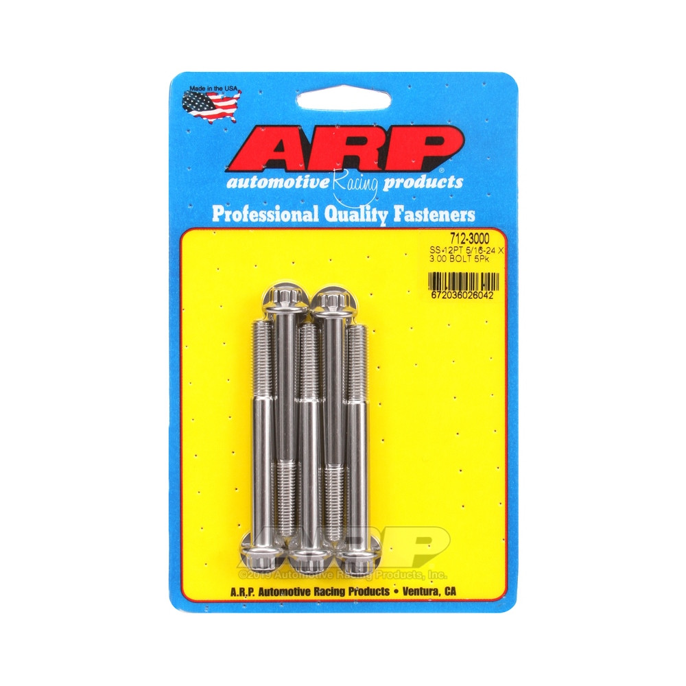 Parafusaria universal ARP 5/16-24 - Aço inoxidável, 12 pontos x 5Array