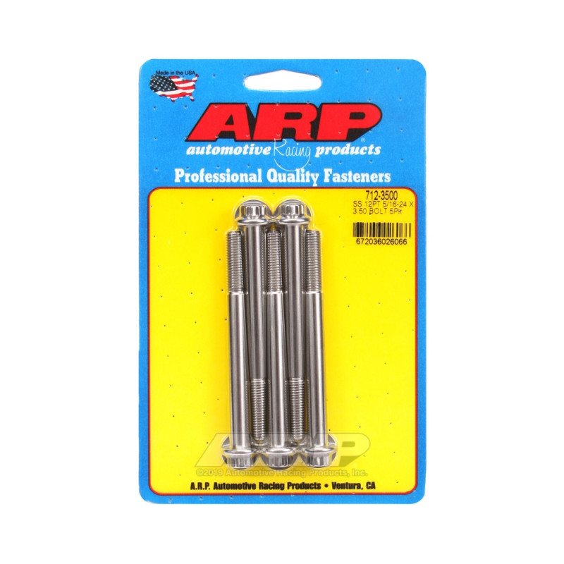 Perno Universal ARP 5/16-24 - Acero Inoxidable 12 Pts x5Array