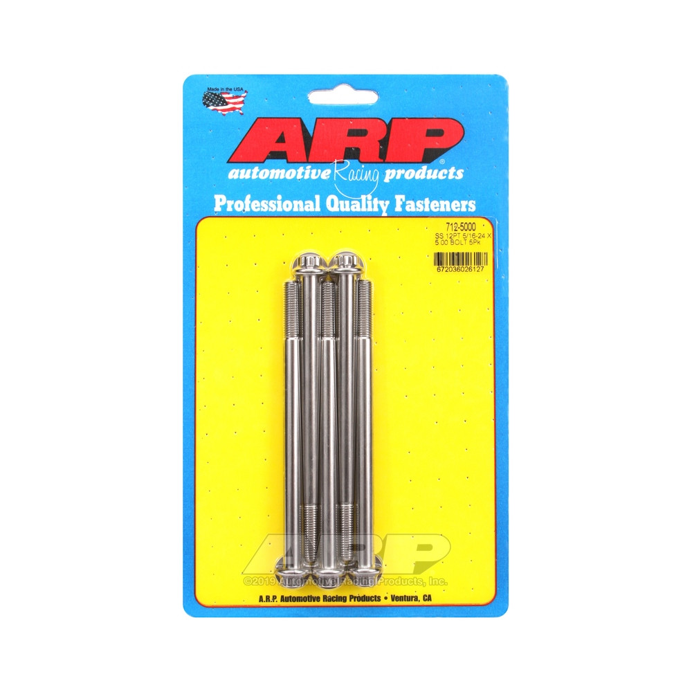 ARP Perno Universal 5/16-24 - Acero Inoxidable 12 Pts x5Array