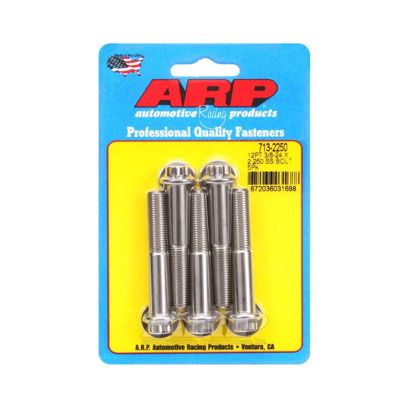 Parafusaria universal ARP de cabeça pequena 3/8-24 - Aço inoxidável, 12 pontos x 5Array
