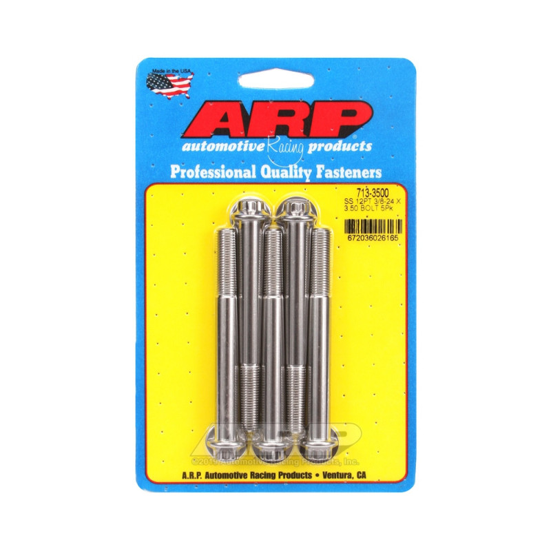 Parafusaria universal ARP de cabeça pequena 3/8-24 - Aço inoxidável, 12 pontos x 5Array
