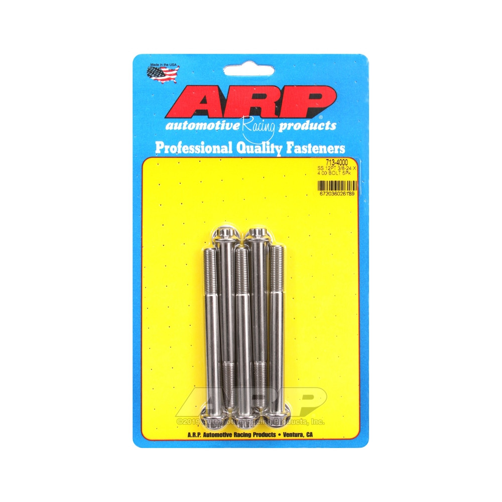 Parafusaria universal ARP de cabeça pequena 3/8-24 - Aço inoxidável, 12 pontos x 5Array