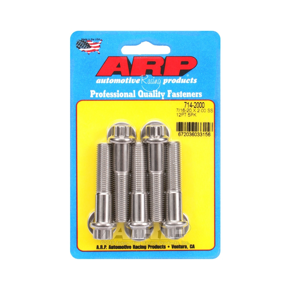 Parafusaria universal ARP 7/16-20 - Aço inoxidável, 12 pontos x 5Array