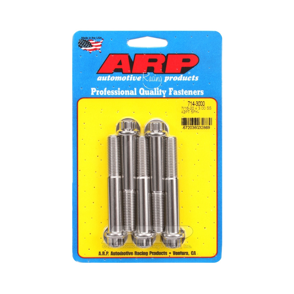 Parafusaria universal ARP 7/16-20 - Aço inoxidável, 12 pontos x 5Array