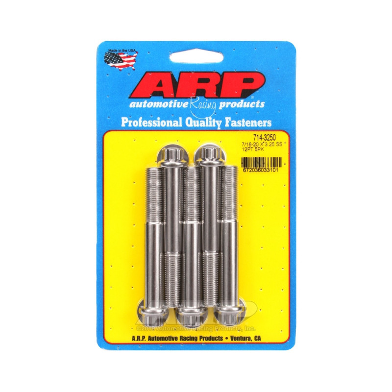 Parafusaria universal ARP 7/16-20 - Aço inoxidável, 12 pontos x 5Array