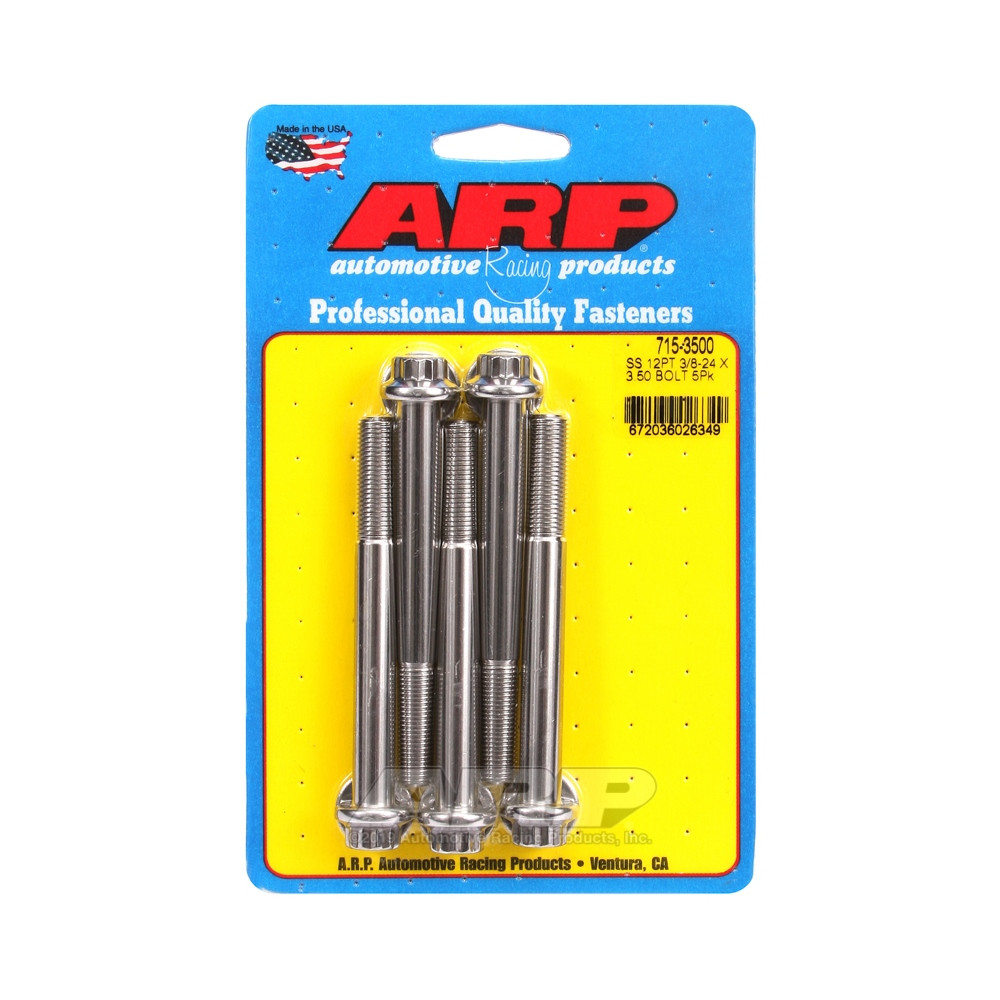 Parafusaria universal ARP com cabeça STD 3/8-24 - Aço inoxidável, 12 pontos x 5Array