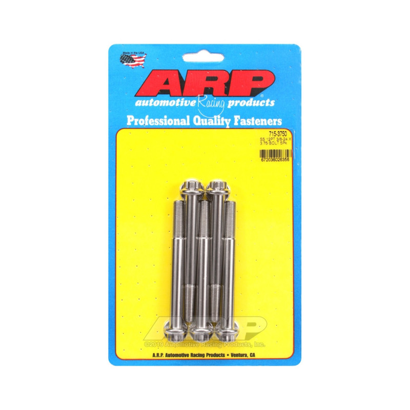 ARP Universal perno de cabeza STD 3/8-24 - Acero inoxidable 12 Pts x5Array