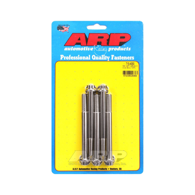 Parafusaria universal ARP com cabeça STD 3/8-24 - Aço inoxidável, 12 pontos x 5Array
