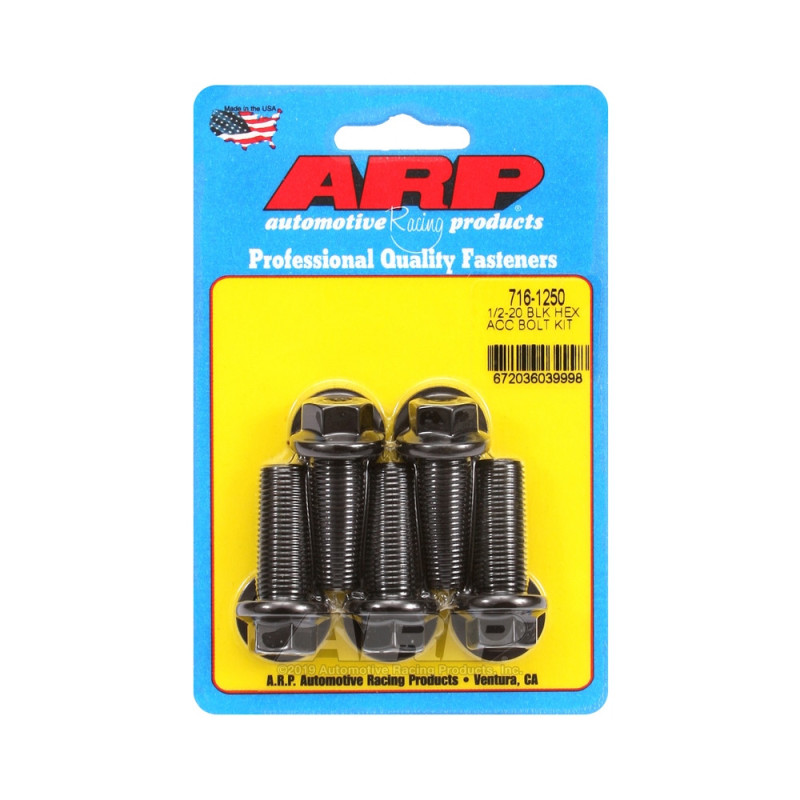 Perno Universal ARP 1/2-20 - Negro Oxyde Hex x5Array