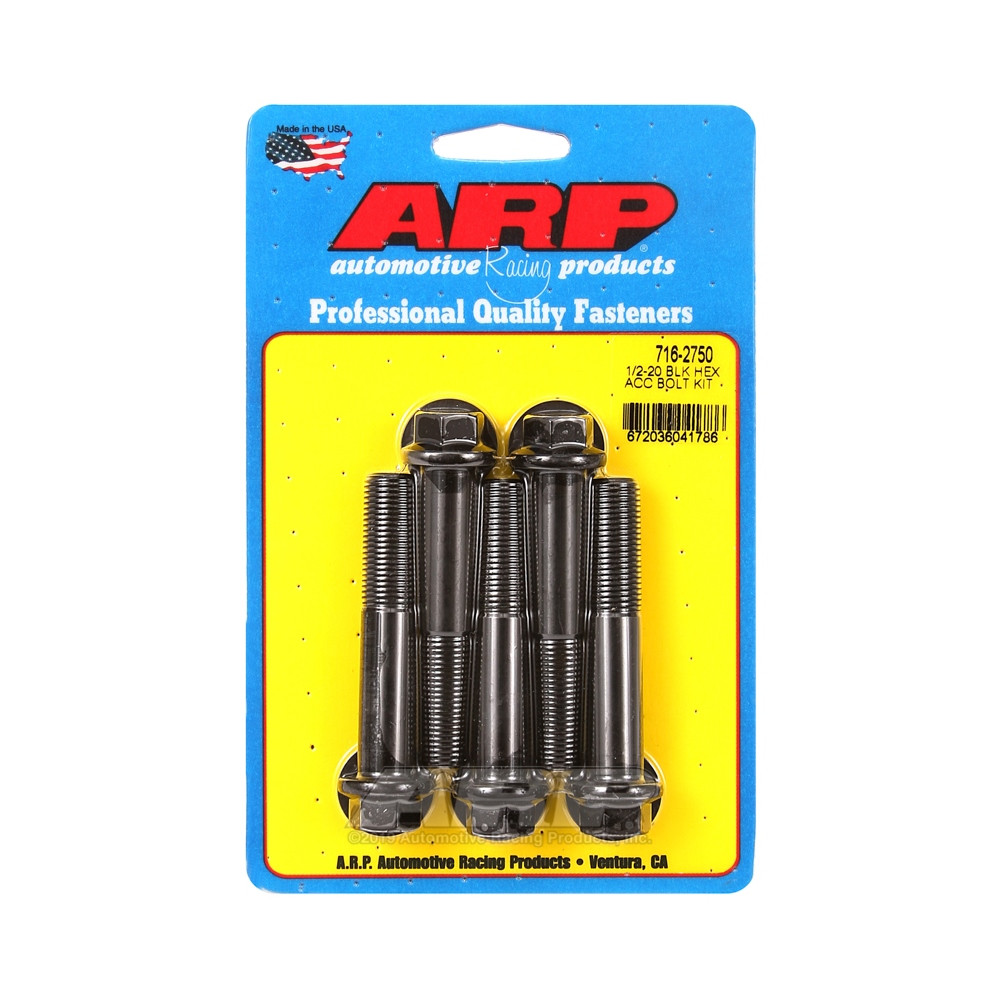 Perno universal ARP 1/2-20 - Óxido negro hexagonal x5Array