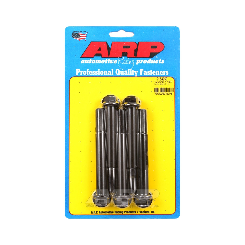 Perno universal ARP 1/2-20 - Óxido negro hexagonal x5Array