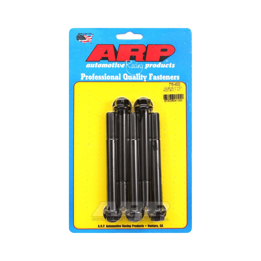 Perno universal ARP 1/2-20 - Óxido negro hexagonal x5Array