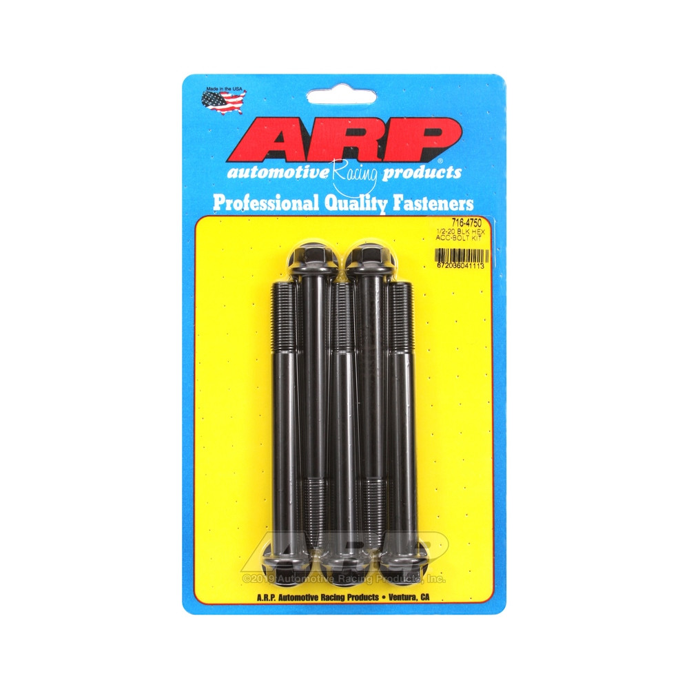 Perno universal ARP 1/2-20 - Óxido negro hexagonal x5Array