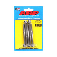 Parafusaria universal ARP 1/4-28 - Aço inoxidável, cabeça sextavada, 5 unidades