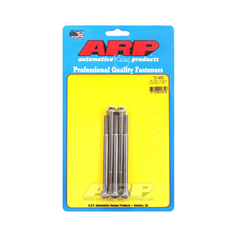 Parafuso universal ARP 1/4-28 - Aço inoxidável x5Array