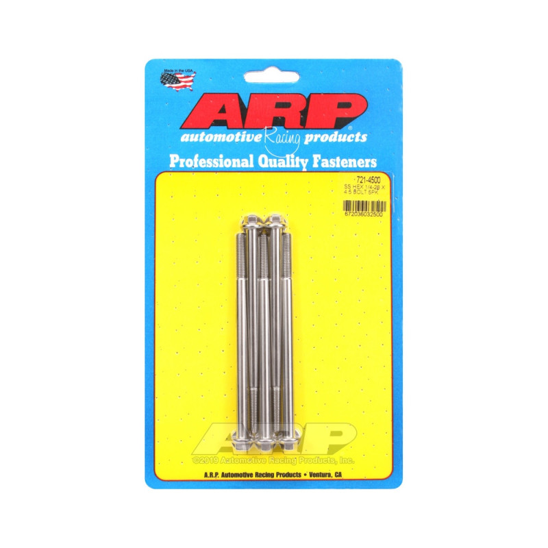 Perno universal ARP 1/4-28 - Acero inoxidable hexagonal x5Array
