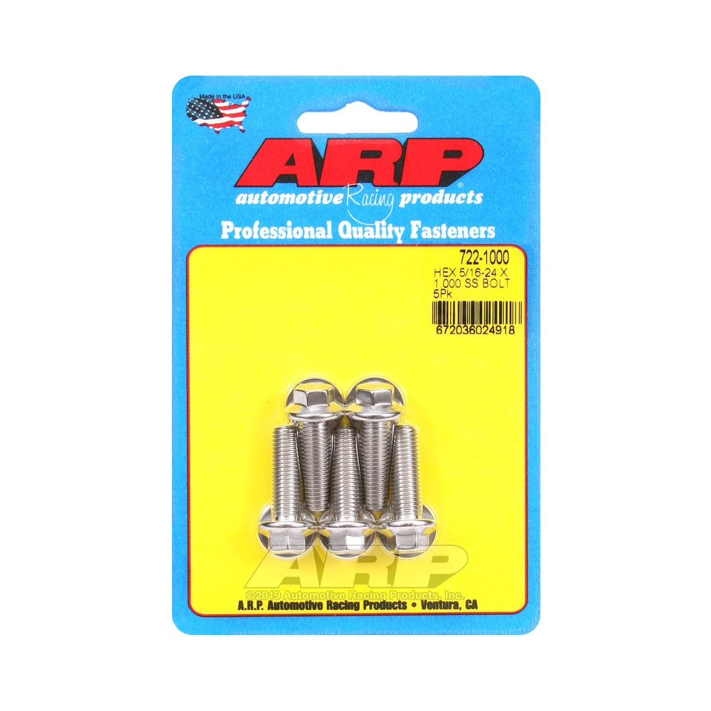 Perno universal ARP 5/16-24 - Acero inoxidable hexagonal x5Array