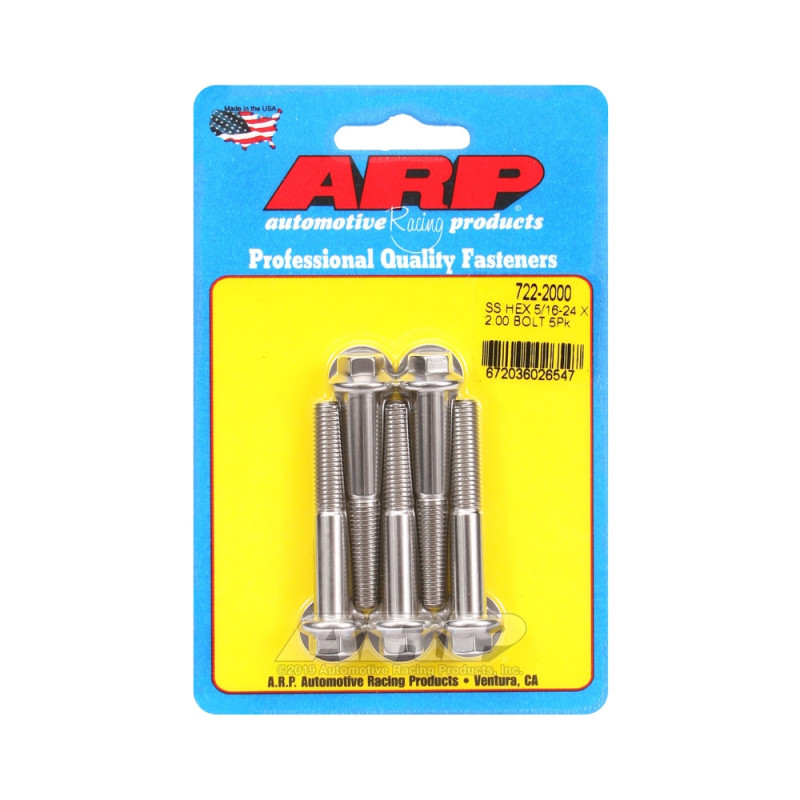 Perno universal ARP 5/16-24 - Acero inoxidable hexagonal x5Array