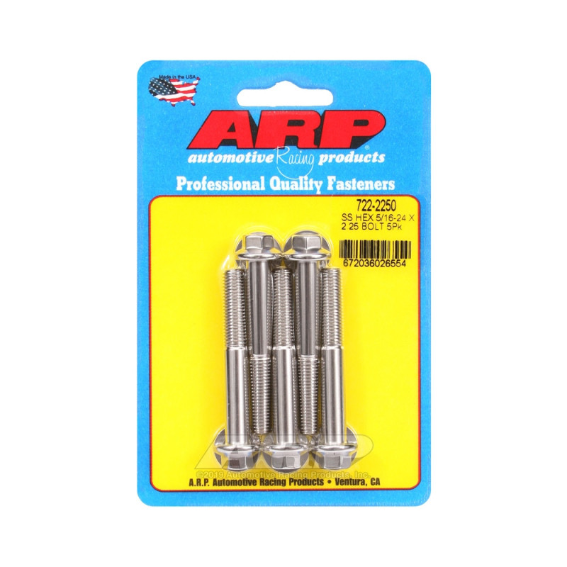 Perno universal ARP 5/16-24 - Acero inoxidable hexagonal x5Array