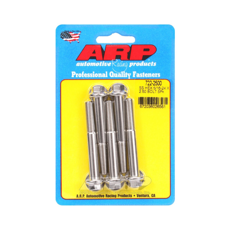 Perno universal ARP 5/16-24 - Acero inoxidable hexagonal x5Array