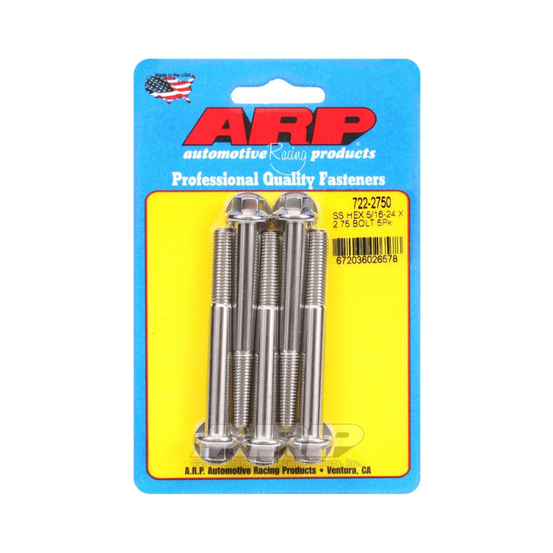 Perno universal ARP 5/16-24 - Acero inoxidable hexagonal x5Array