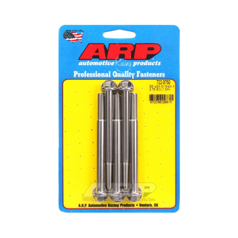Perno universal ARP 5/16-24 - Acero inoxidable hexagonal x5Array