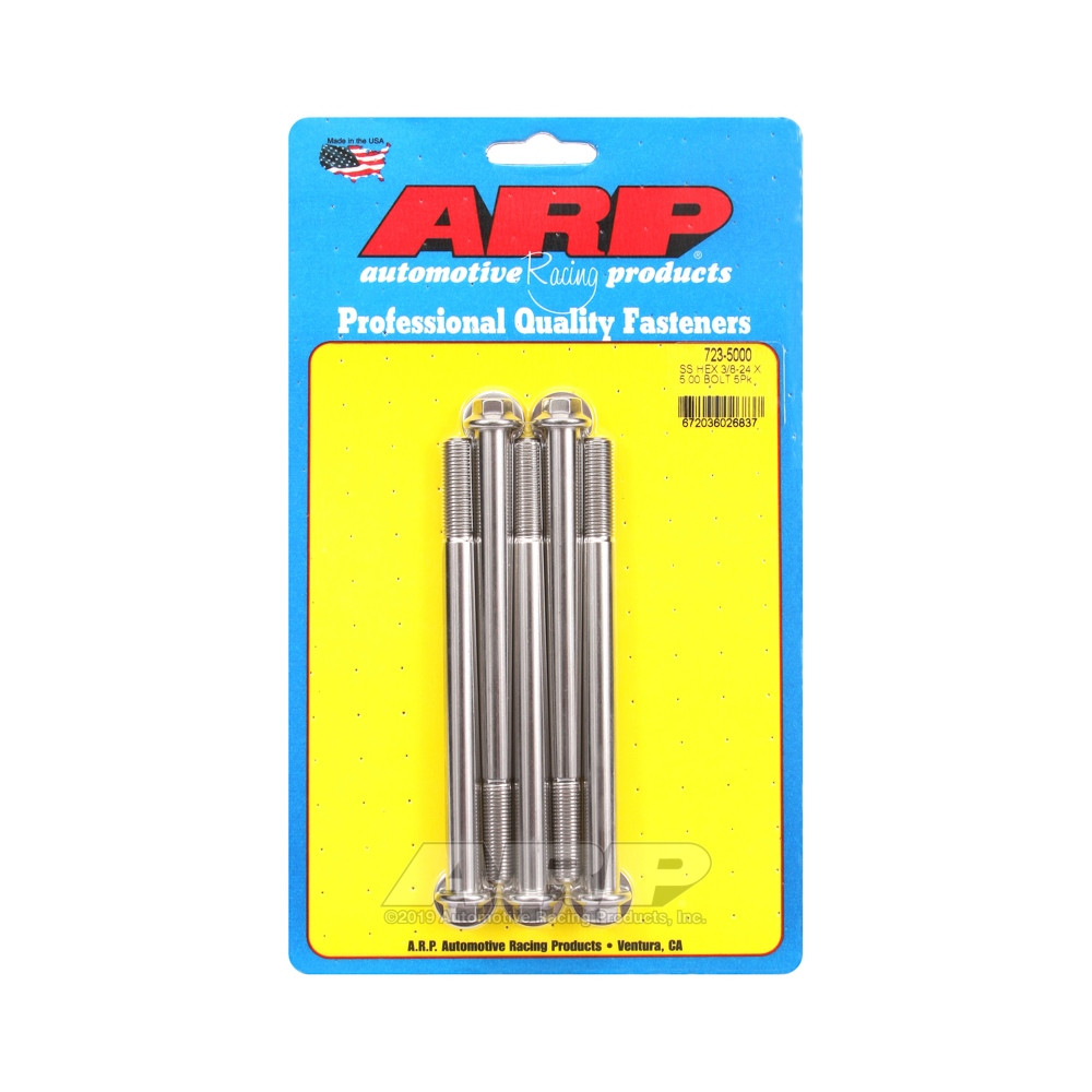 Perno universal ARP de cabeza pequeña 3/8-24 - Acero inoxidable hexagonal x5Array
