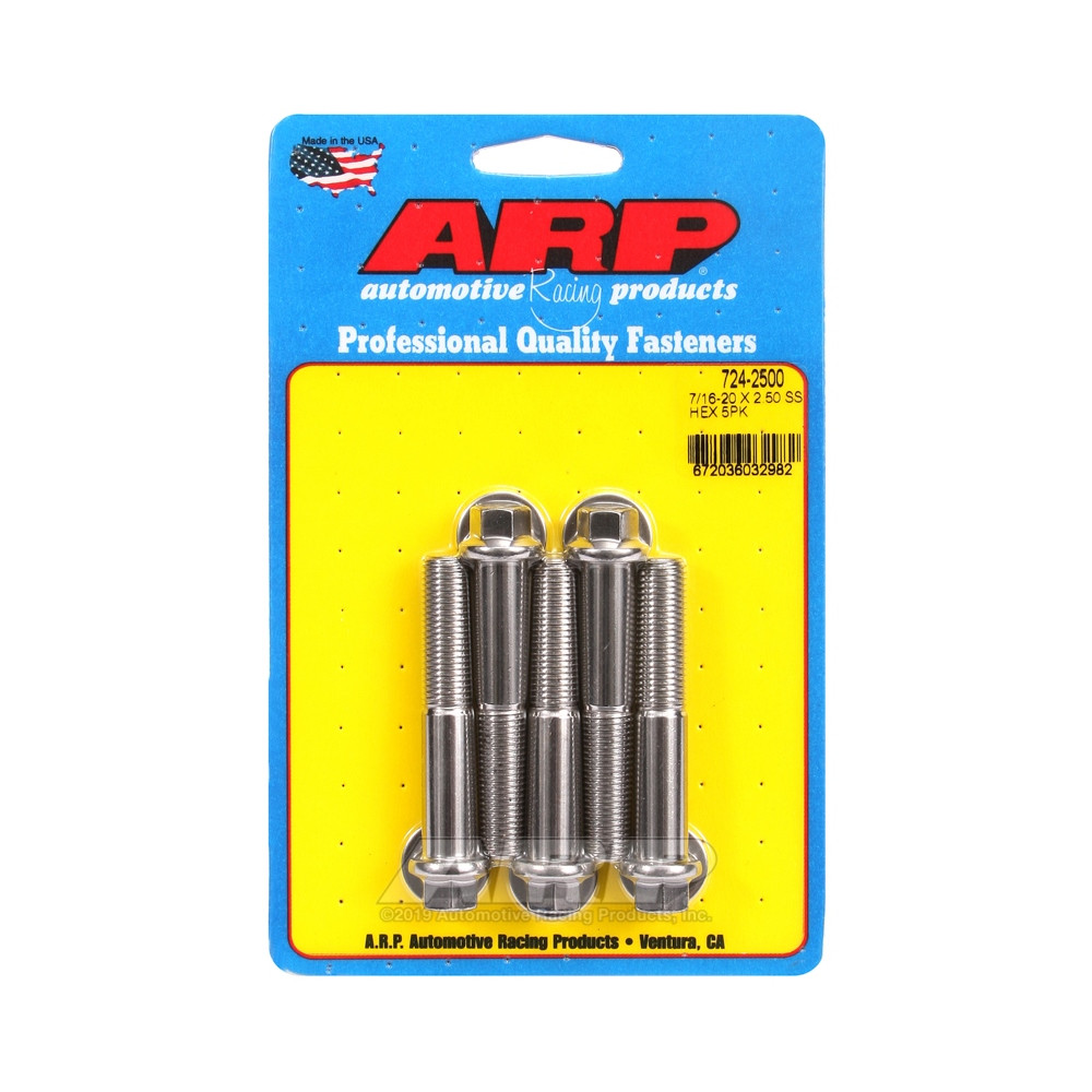Perno universal ARP 7/16-20 - Acero inoxidable hexagonal x5Array