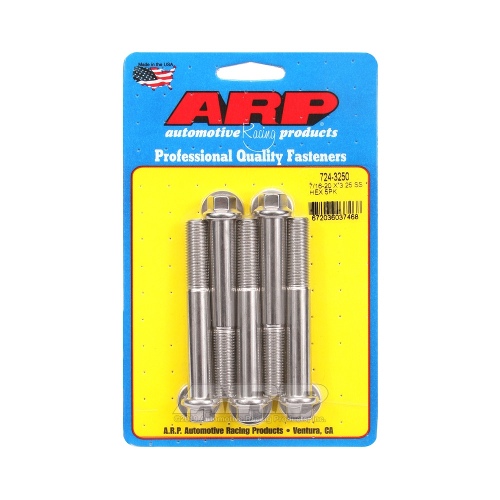 Perno universal ARP 7/16-20 - Acero inoxidable hexagonal x5Array