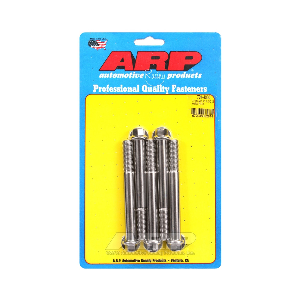 Perno universal ARP 7/16-20 - Acero inoxidable hexagonal x5Array
